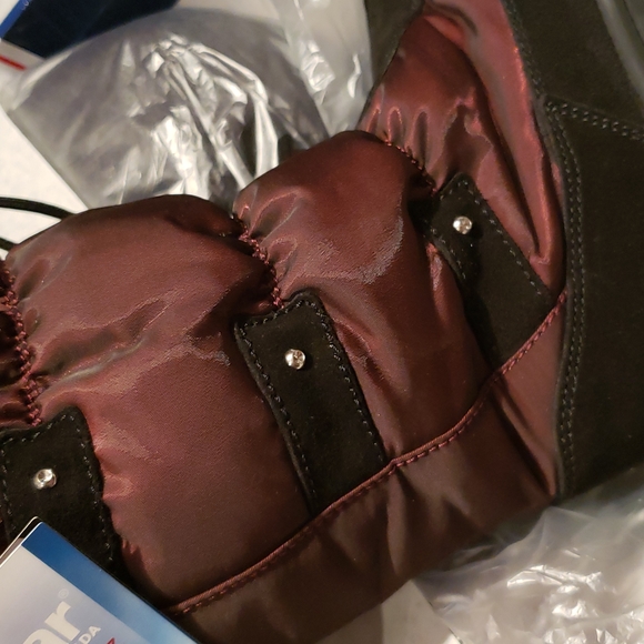 PAJAR Canada New MIA Fur Trim Wedge Front Zip Waterproof Winter Boot Women's 10 - Picture 11 of 17